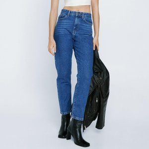 Organic Denim High Waisted Mom Jeans